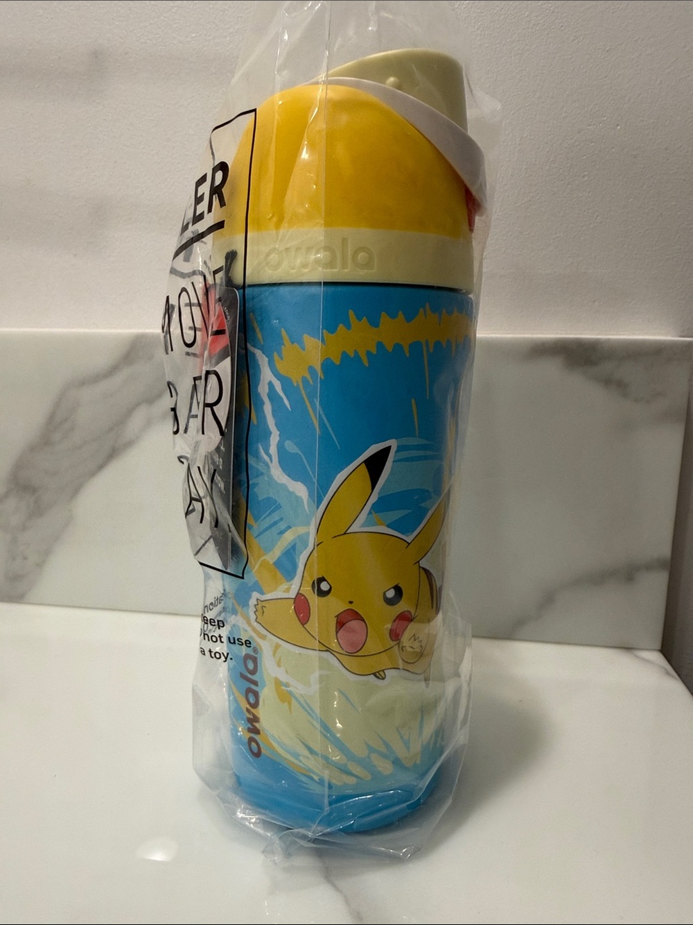 Owala Pokémon Pikachu Blue & Yellow Kids Water Bottle by